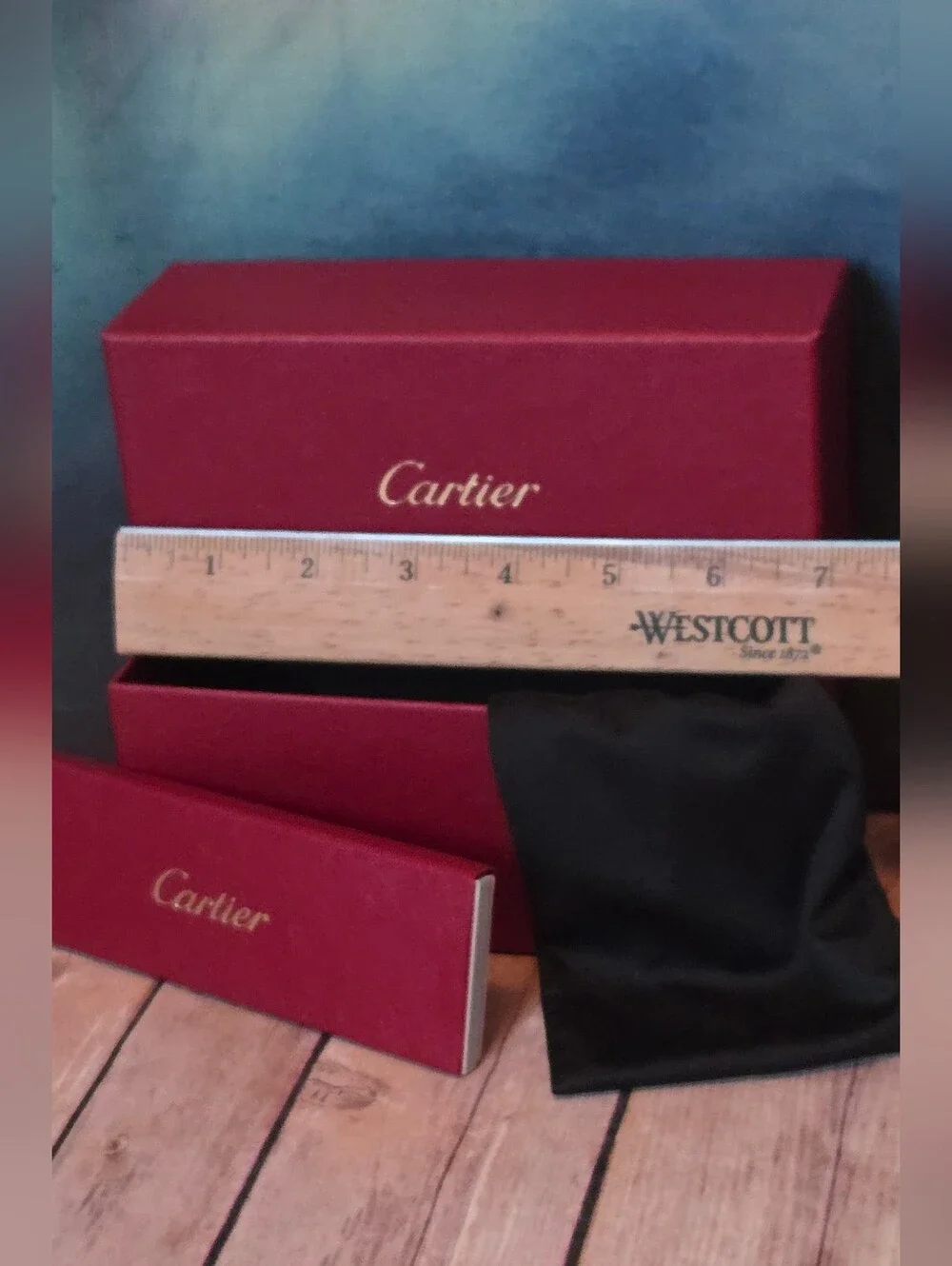 Cartier Red Presentation Box/ Accessory Case NIB